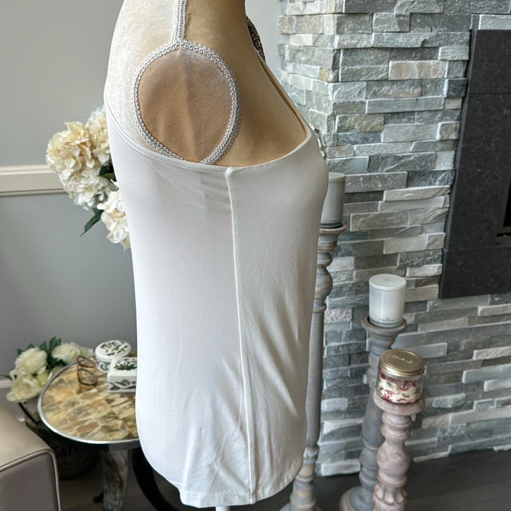 BSB Collection One Shoulder open Tank. Size L - Picture 4 of 8